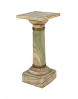 French Bronze Mounted Onyx Pedestal