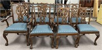 8 Maitland Smith Chippendale Reproduction Dining C