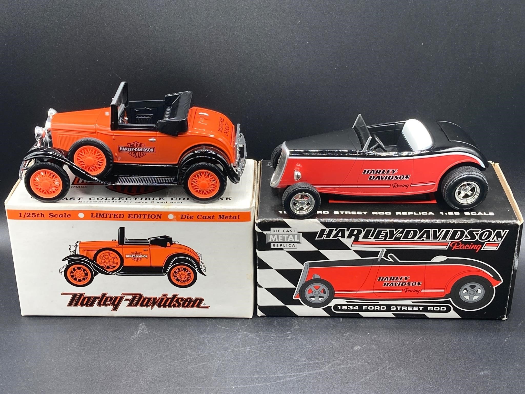 Harley-Davidson 1:25 Ford Roadster Diecasts