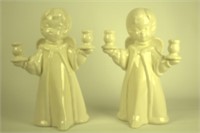 Angel Candleholder Figurines (2)