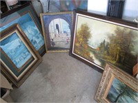 LOT OF 8 FRAMED ART