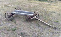 Antique Steel Wheel Running Gear Cart