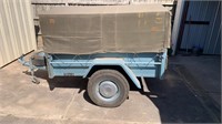 1995 Built 6x4 Box Trailer with Steel Framed