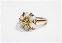 Ladies 14K Gold and Opal Ring
