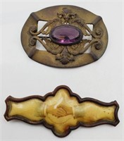 (JL) vtg Brooches - Whitehead & Hoag Fraternal