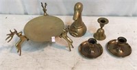 Brass Candle Bases & Decor Y6C