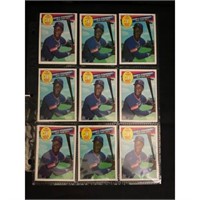 (18) 1985 Topps Darryl Strawberry Cards