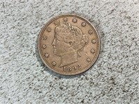 1892 Liberty head nickel