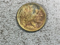 1918D Buffalo nickel