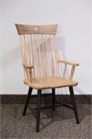 WORMY MAPLE "CITY" ARM CHAIR