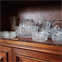 Shelf w/ Vases & Bowls
