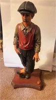 27.5 inch Golfer Statue