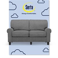 Serta Copenhagen 61" Loveseat Dark Gray CR48276RG