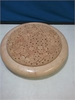 Round Cork and wood hot plate 12 in