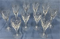 Villeroy & Boch 10 pc Stemware - 4 Signed