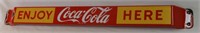 ENJOY COCA-COLA HERE PORC. PUSH BAR