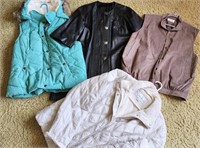 Jacket, vests, leather coat, 1X, XXL,