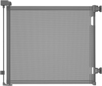 Retractable Baby Gate  33Tall  71Wide  Gray