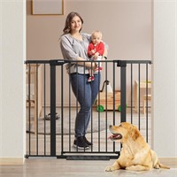 ABOIL 36'' Extra Tall Black Baby Gate
