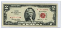 1963 $2 Red Seal Legal Tender U.S. Note