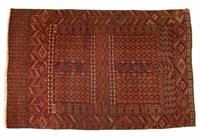 Antique Turkemon Hatchli prayer rug
