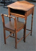 Antique Child Desk & Chair