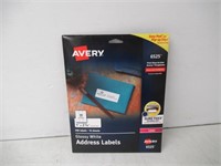 "As Is" Avery Glossy White Address Labels for