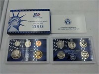 2003 US Mint proof set coins