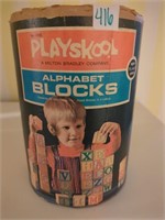 Vintage Playskool alphabet blocks