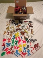 Cowboys, Indians, animals, spiderman, Woody toys