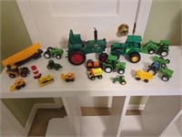 Tractors and work truck lot