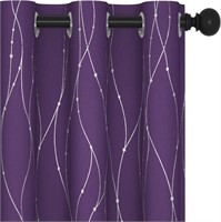 Deconovo Blackout Curtains  38x36  2 Panels