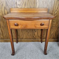 Beaded Cottage Console Table w Drawer