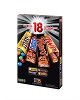 Pack of 18 Mars Full Size Candy Bar Variety Pack
