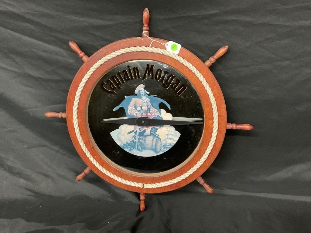Captain Morgan Spiced Rum ship wheel