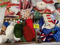 FLAT W/ YARN, 4TH OF JULY DÉCOR, GIFT BAGS OF ALL