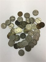 Lot: small denomination older U.S. coins