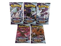 (5) x Pokemon Chilling Reign Complete Art Set