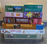 8-mixed puzzles. Believed complete sold as is