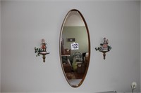 19x48 Oval Mirror & Wall Art