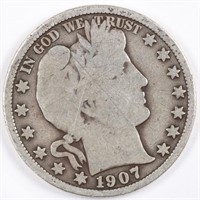 1907 Barber Half Dollar