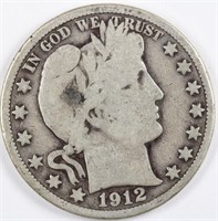 1912 Barber Half Dollar