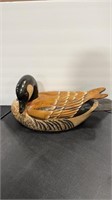 TOM TABER , SIGNED WOOD DUCK  21"X9"X11"