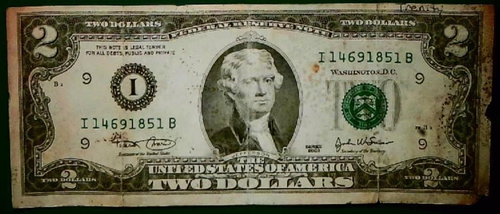2003 Two Dollar Bill I146918518B