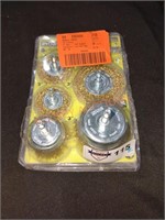 RYOBI 6pc. Wire wheel assortment set