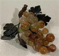 Marble grape cluster measuring 7 inches long -