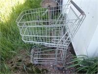 Vintage Shopping Cart - Yard Art!