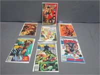 (12) Comic Books The Avengers - Wolverine - Tigra