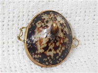 2" tortoise shell hinged trinket