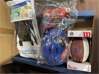 1 LOT ASSORTED SPORTING GOODS, NFL SILVER SERIES
